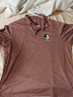 FSU Zeminoles Heather Polo with Logo